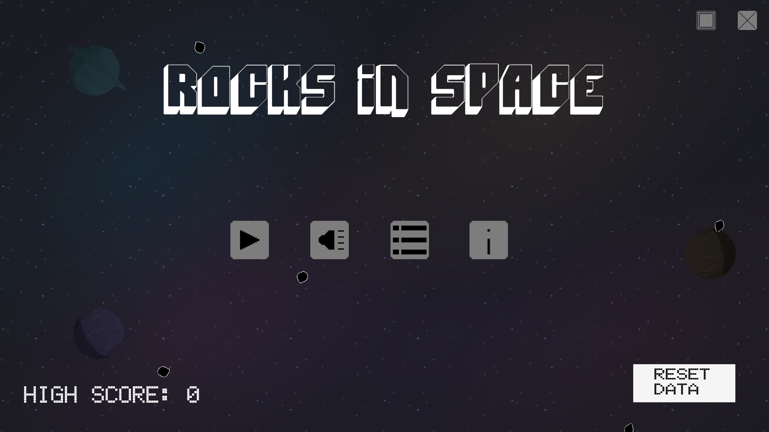Rocks in Space