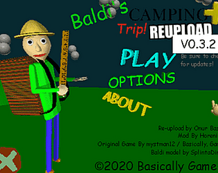 Baldi camping trip plus
