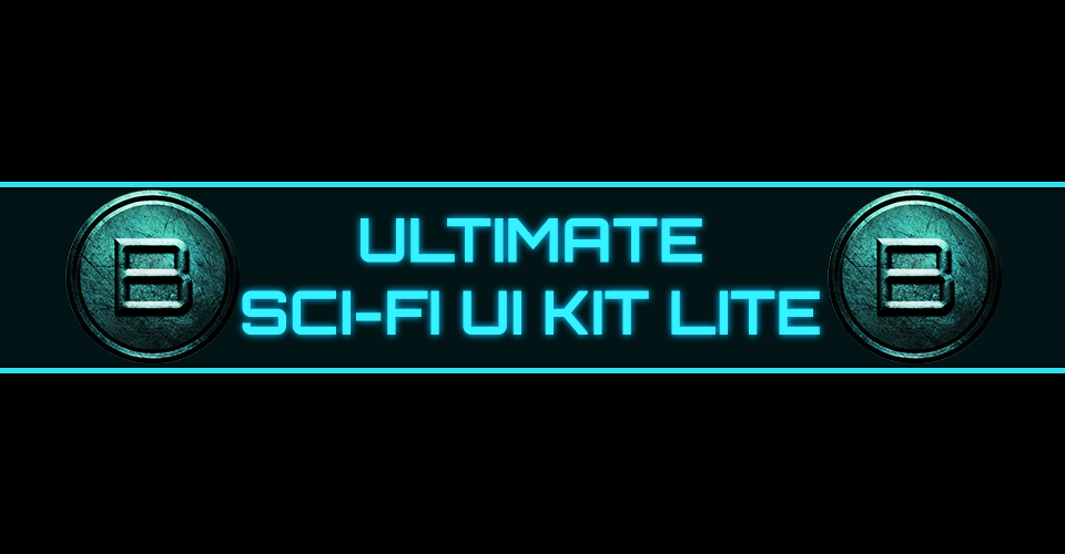 ULTIMATE SCI-FI UI KIT LITE-PC GAME UI ASSET