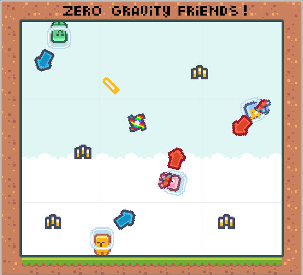 Zero gravity friends!