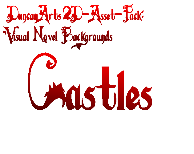 DuncanArts 2D-Asset-Pack: backgrounds for visual novels part I: Castles