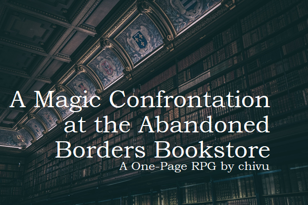 Cover image for A Magic Confrontation at the Abandoned Borders Bookstore