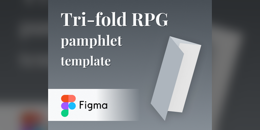 Cover image for Figma Tri-fold RPG pamphlet template