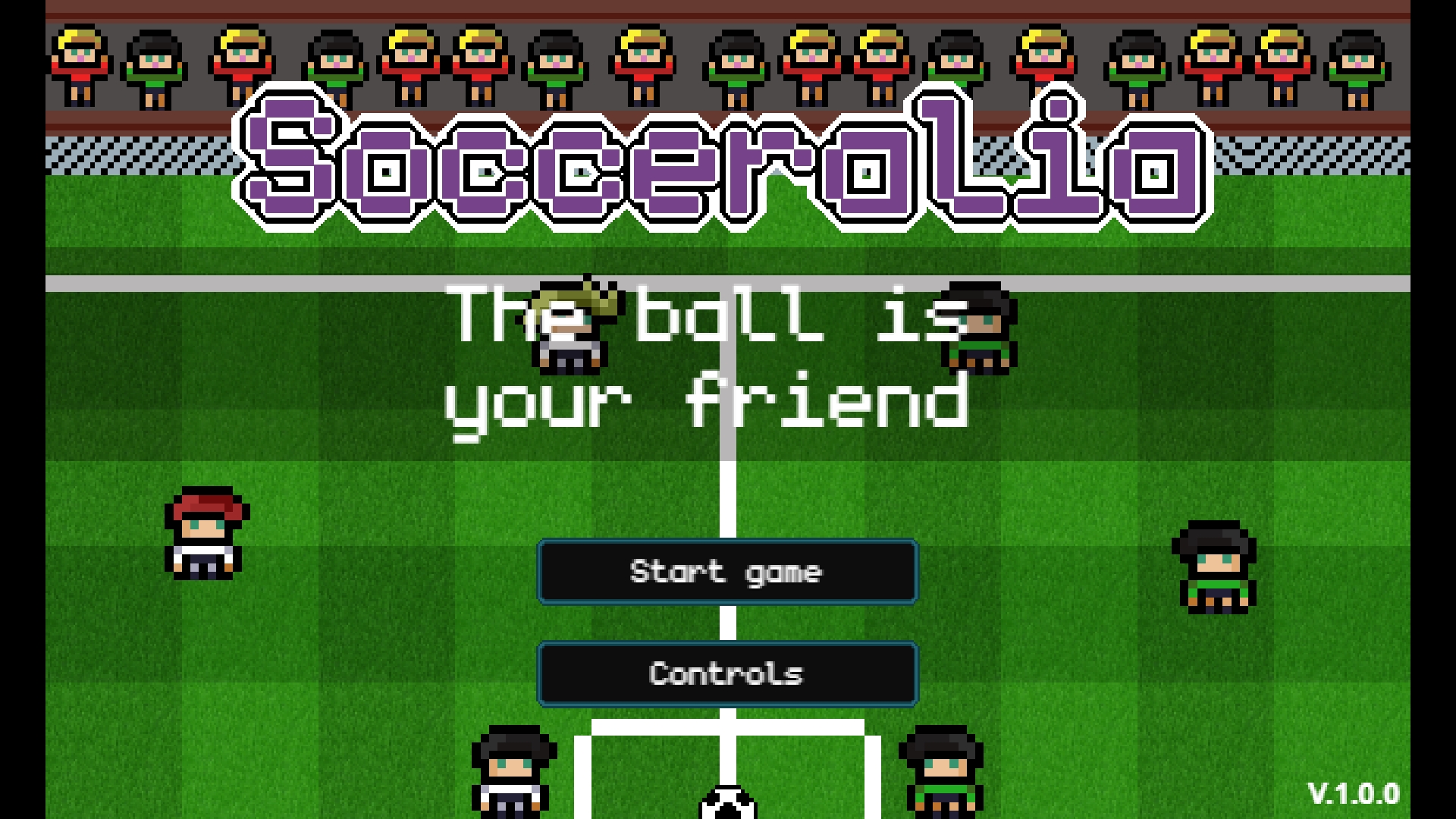 GDevelop  - Socceralia - The ball is your friend - GDevelop 5 template