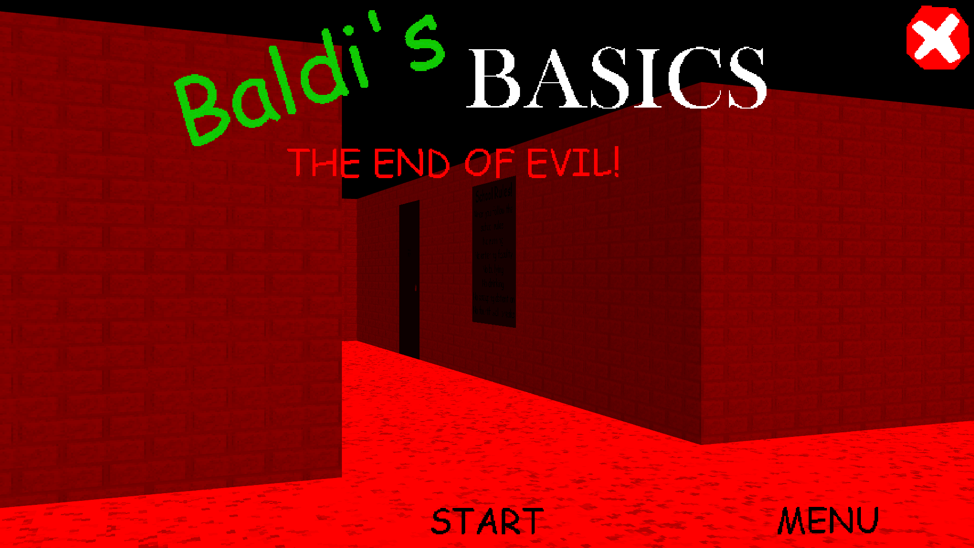 Baldi's Basics the end of evil! by michaeldoesgaming