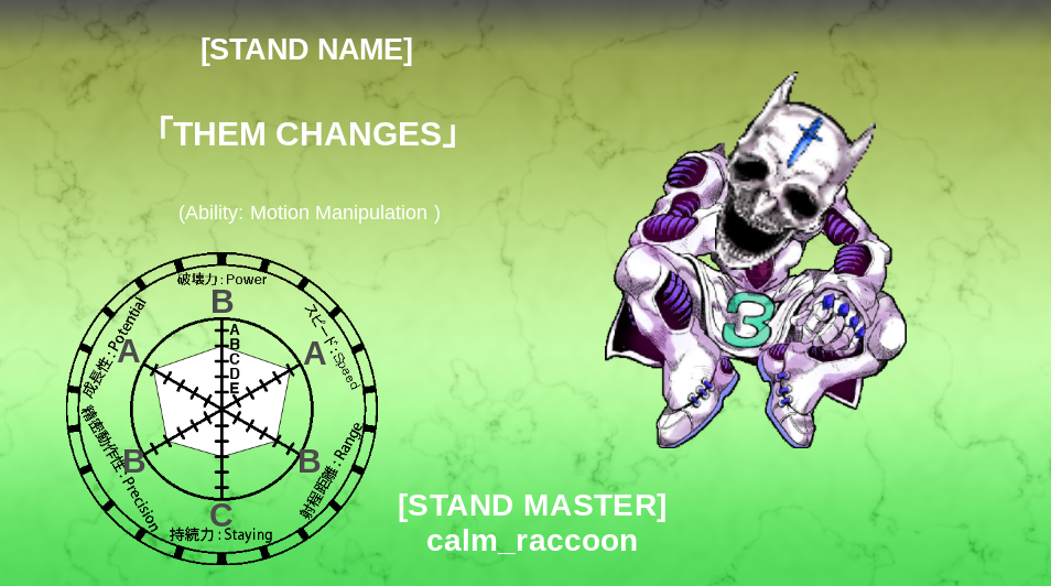 JJBA Stand Generator