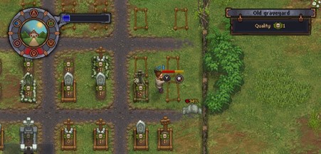 Gameplay screenshot from Graveyard Keeper