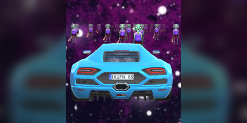 Cover image for Zombies In Space