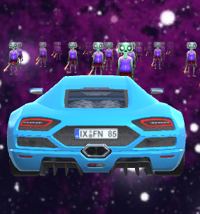 Cover image for Zombies In Space