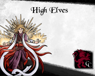 High Elves: A Paper Miniature Collection  