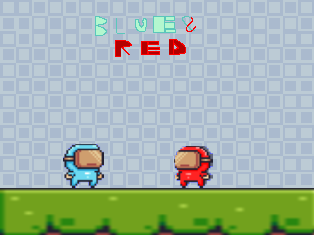 Blue & Red