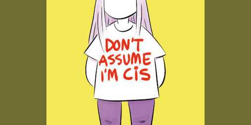 Cover image for ''Don't Assume I'm Cis'' -comic