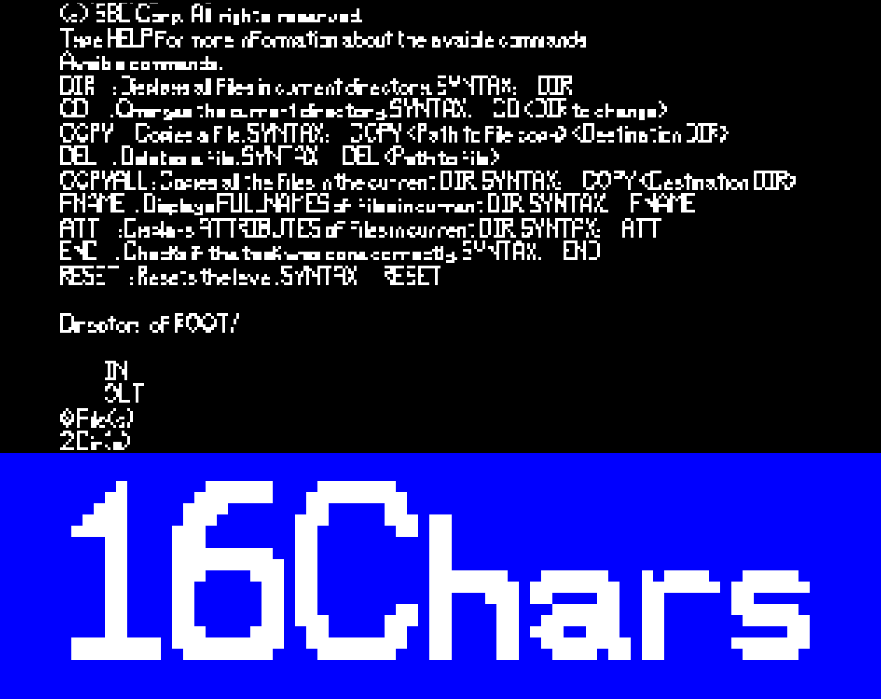 16Chars