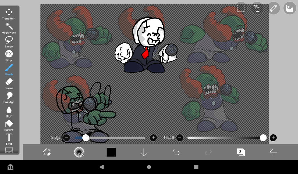 Worky over Tricky Leaks VS Evil SR POYO community itch.io