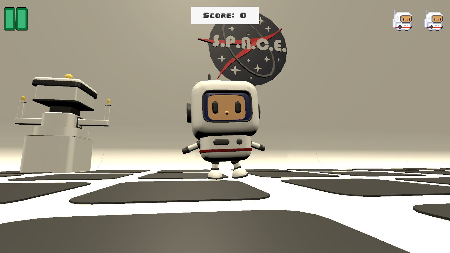 Spacecraft: alien visitors 3DPlatfromer