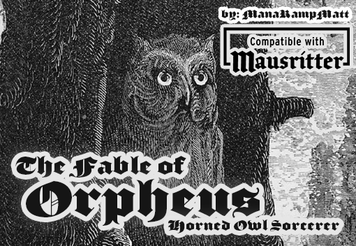 Cover image for Bernpyle Press: The Fable of Orpheus
