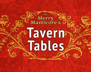 The Merry Manticore's Tavern Tables  