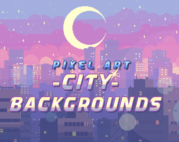 Pixel Art City Backgrounds by edermunizz