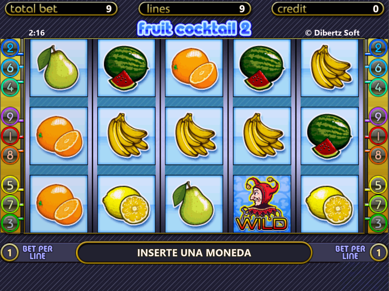 slot machine fruit cocktail