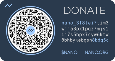 Donate to DirectCherry with Nano!