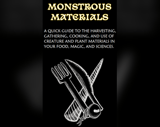 Monstrous Materials  