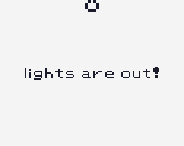 Cover image for lights are out!