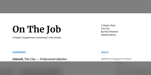 Cover image for Slayers: On The Job