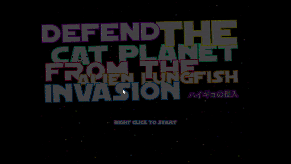 Cover image for Defend the Cat Planet from the alien lungfish invasion