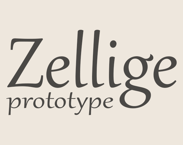 Cover image for Zellige: Prototype