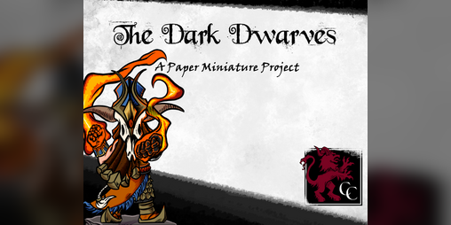 Cover image for Dark Dwarves: A Paper Miniature Collection