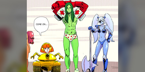 Cover image for GL HF - A short comic story