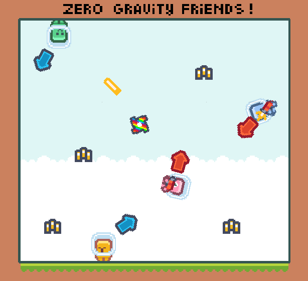 Zero gravity friends!