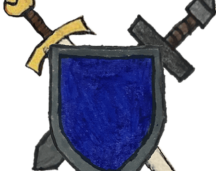 Cavaliere Scudo Blu