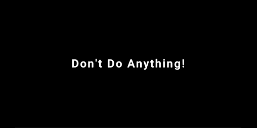 Cover image for Don't Do Anything