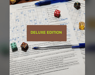 Greening The Wasteland (Deluxe Edition)   - A Solo, Roll and Write Game of Bringing Life Back To A Dead World 