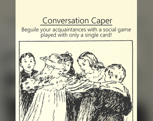 Conversation Caper - A One Card Social Game  