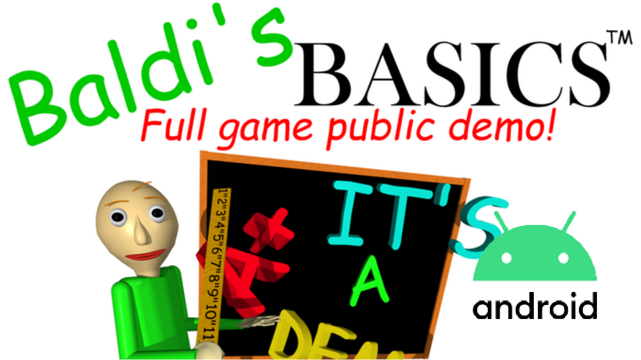 Baldi's Basics Full Game Public Demo For Android Edition by Gabrielcastro292