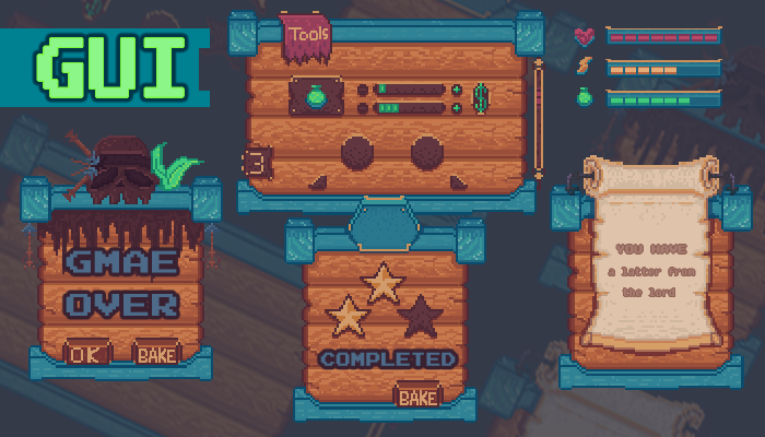 PIXEL GUI by MarwaMJ