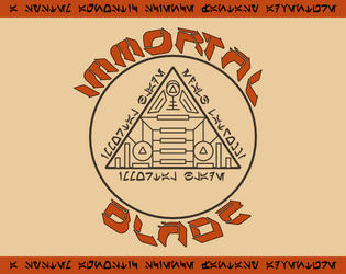 Immortal Blade   - A system agnostic science fantasy pamphlet adventure. 