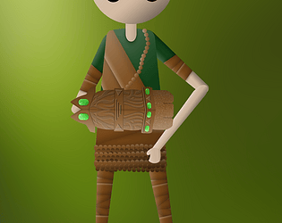 2D Game Character / Forest Style / Skeletal Animation