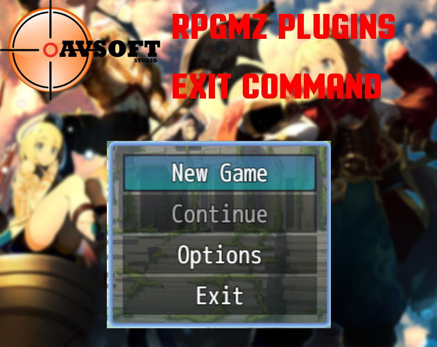 exit-command-rmmz-plugin-by-avsoft-studio