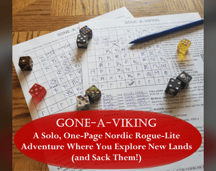 Gone-A-Viking (Solo, Roll-and-Write)  