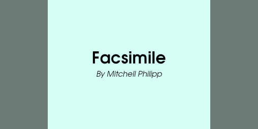 Cover image for Facsimile
