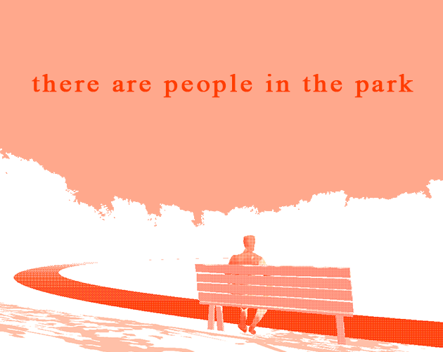 There are people in the park
