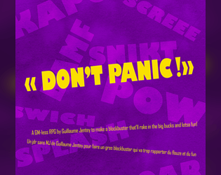 DON'T PANIC (english/francais)  