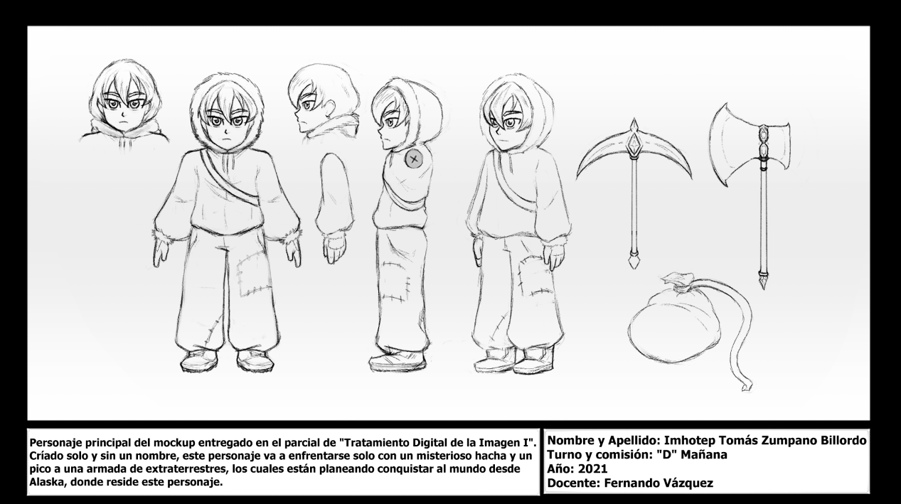 CONCEPT ART - MAIN CHARACTER