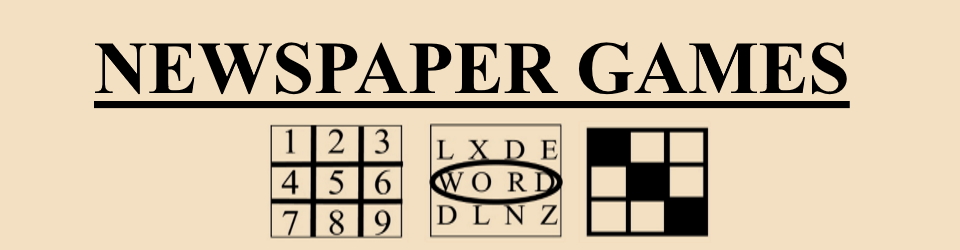 Newspaper Games