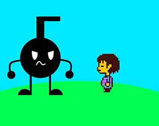 sans fight but frisk is good at the game - Drawception