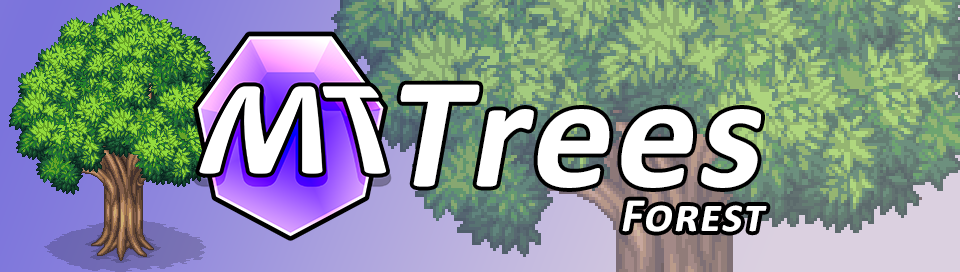 Mega Tiles Trees: Forest Pixel Tiles