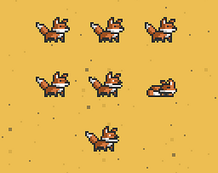 top down animal sprites